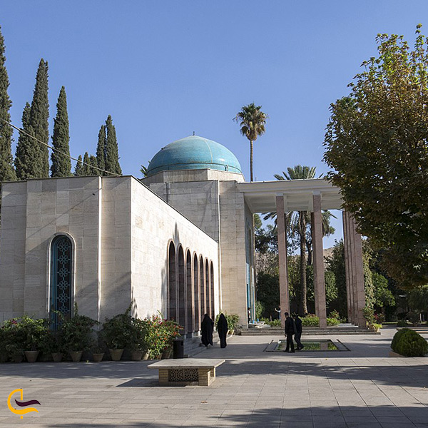 آرامگاه سعدی شاعر ایرانی در شیراز
