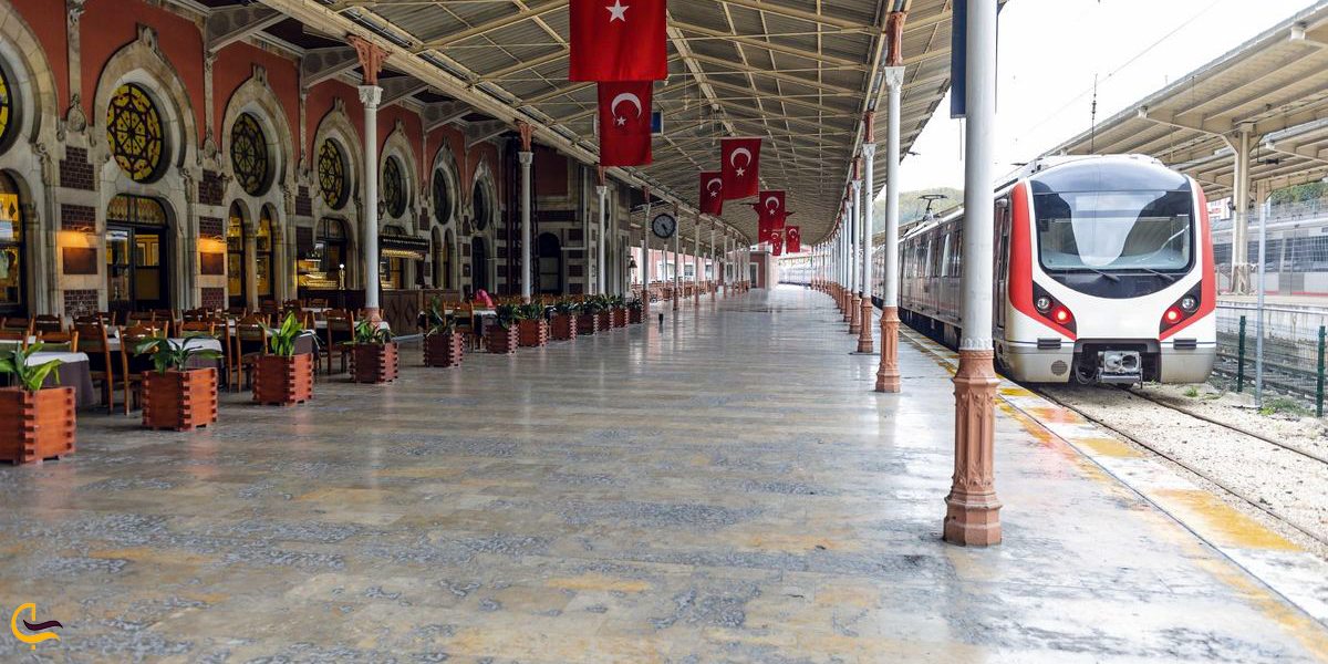 نمایی از قطار کشور ترکیه