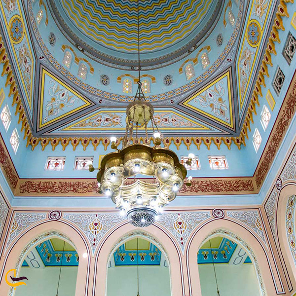 نمای داخلی بسیار زیبا مسجد جمیرا دبی