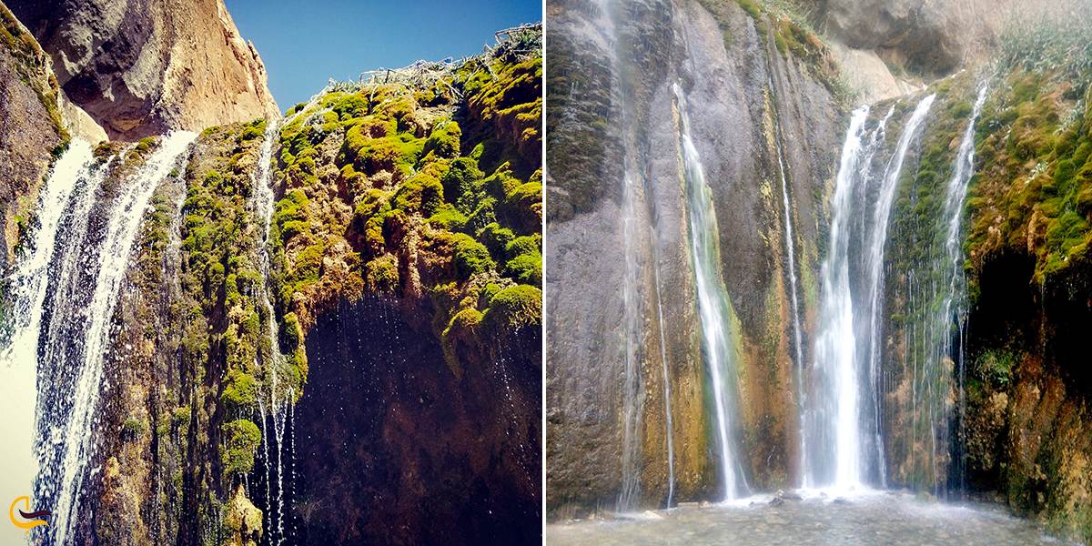 نمایی از آبشار های سمیرم