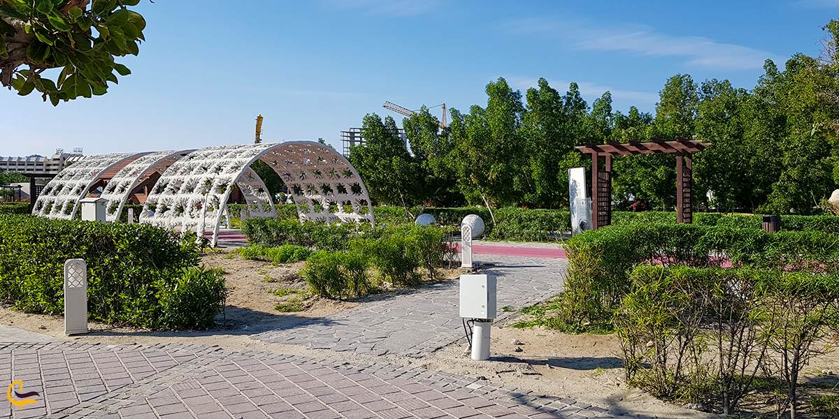 تصویری از پارک ساحلی مریم در جزیره کیش