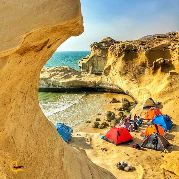 تصویری از ساحل بنود بوشهر