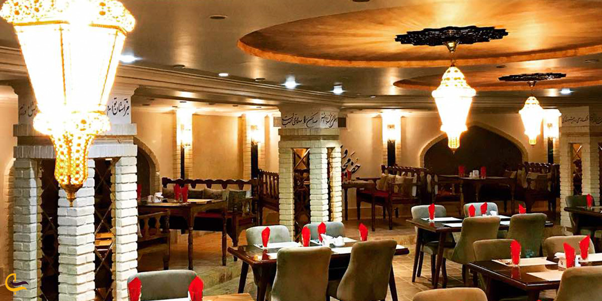 طراحی زیبای رستوران خوان کرم در تهران