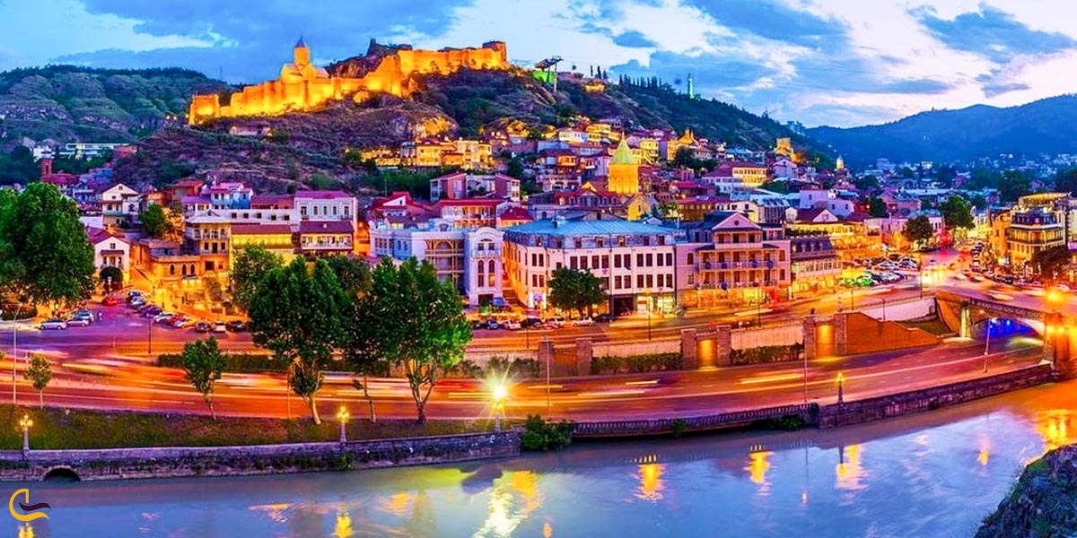 نمایی از شهر تفلیس