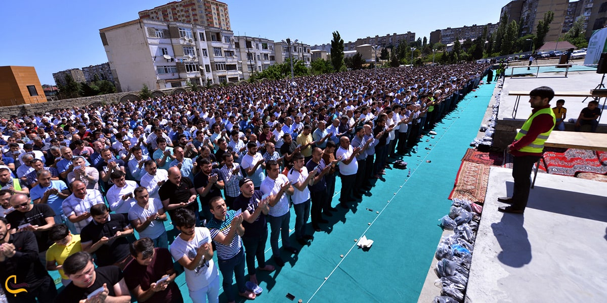 برگزاری نماز عید فطر در باکو