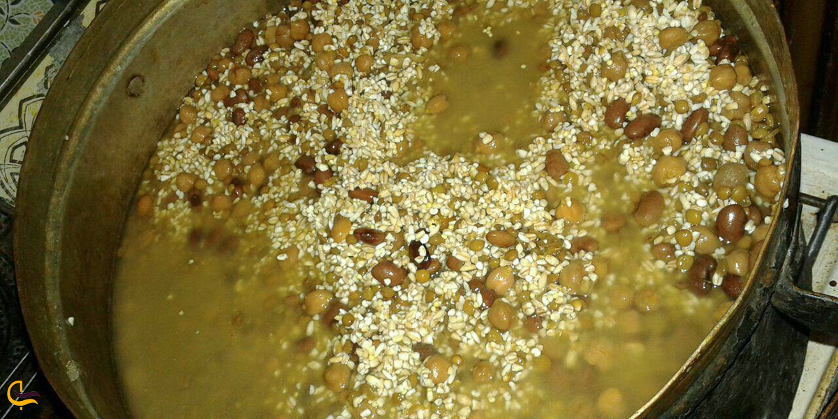 آش اسفندی غذای محلی اراک