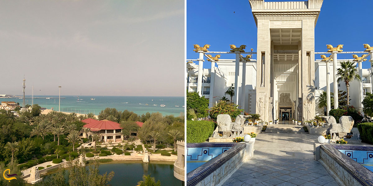 تصویری از هتل های نزدیک ساحل مرجان