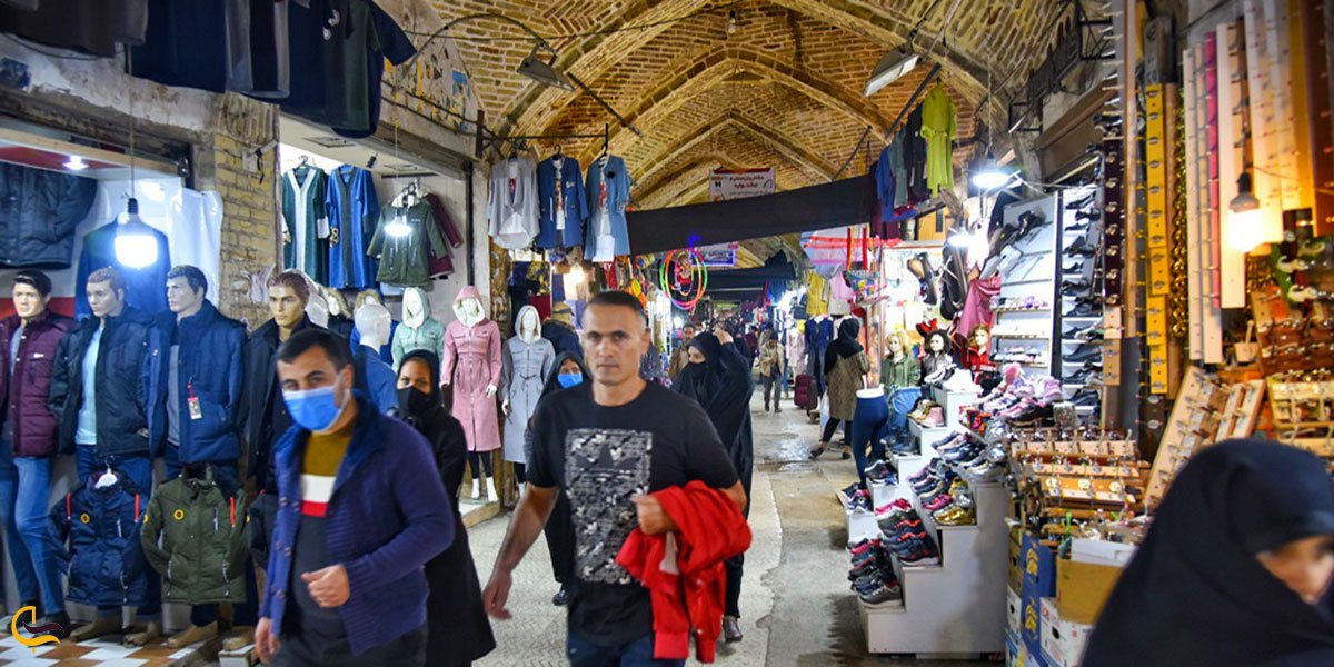 تصویری از بازار قدیمی زنجان