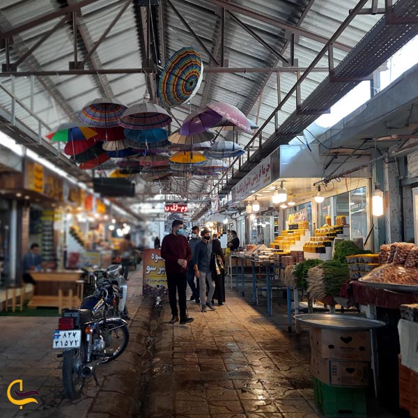 تصویری از بازار قدیمی بوشهر