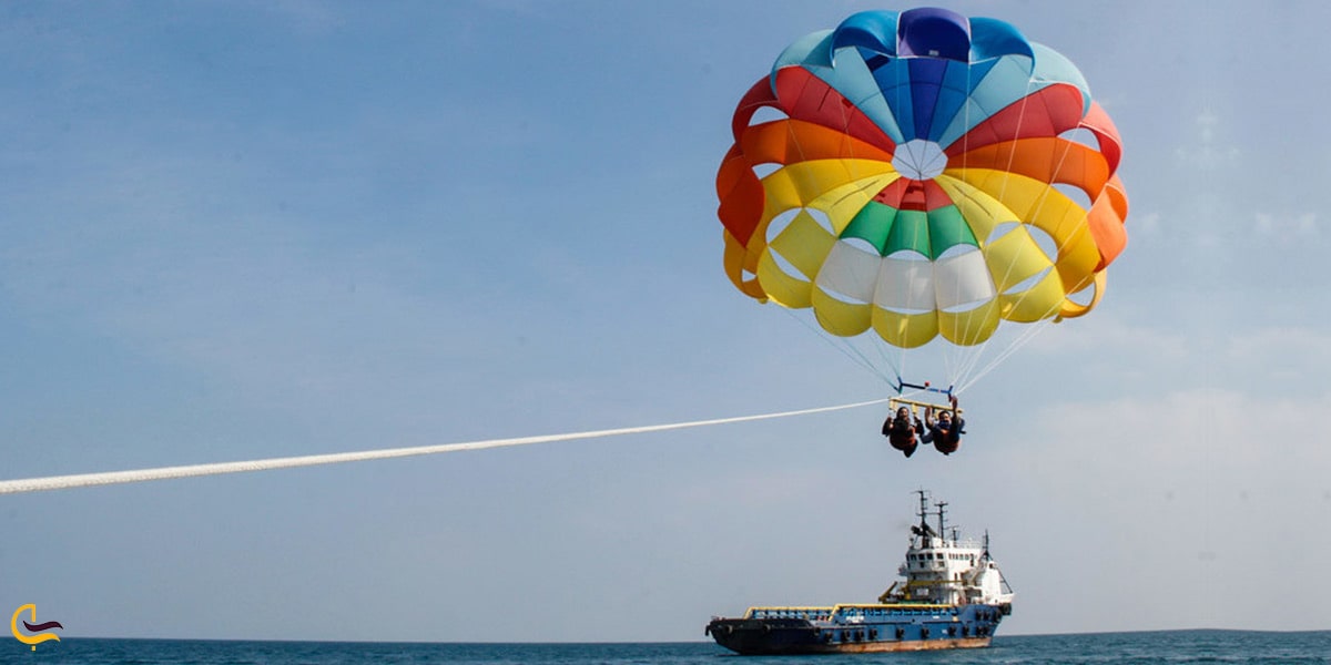 تصویری از تفریحات آبی پرطرفدار کیش