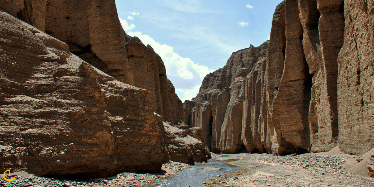 تصویری از دره راگه شهر رفسنجان