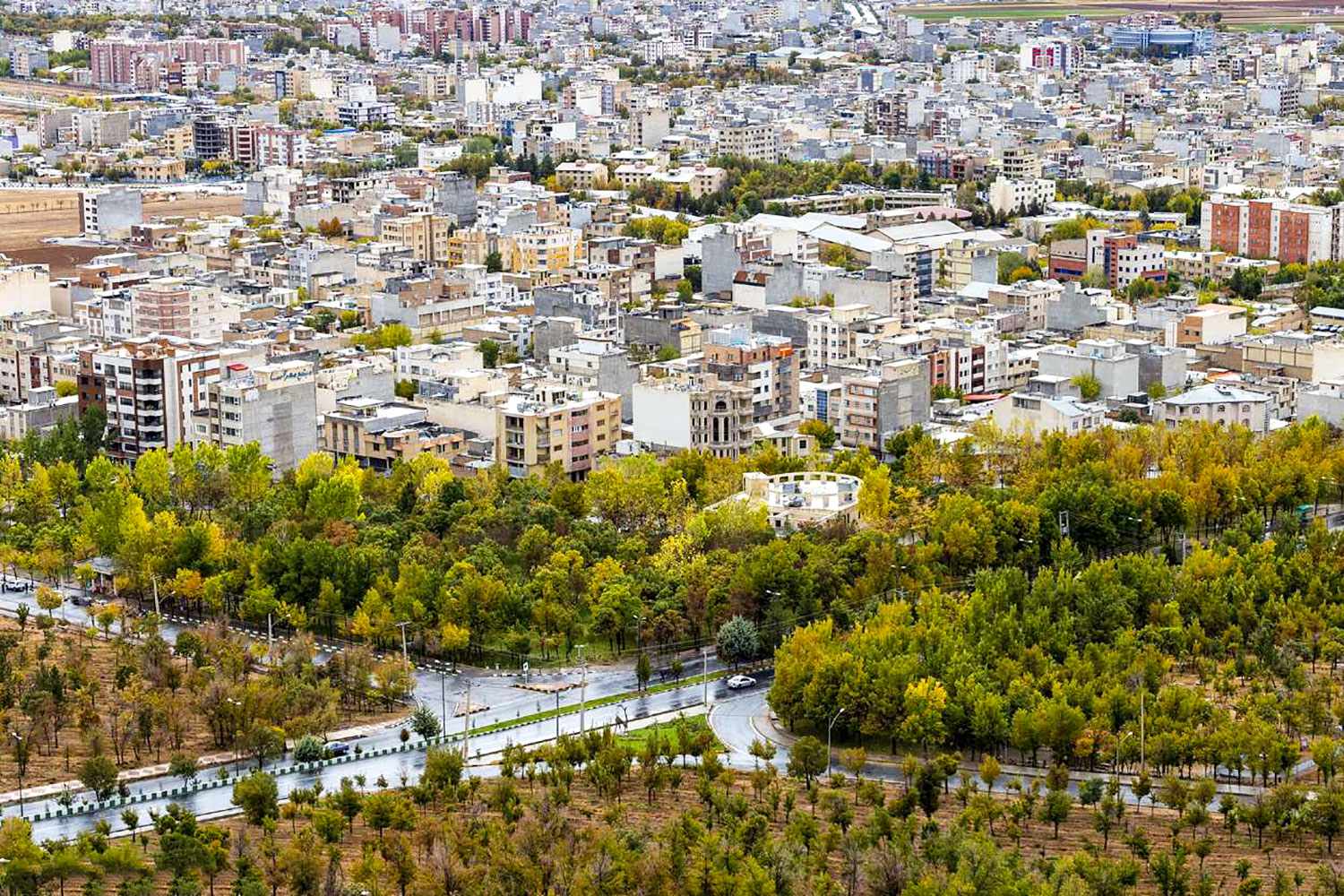 نمای کلی از شهرکرد