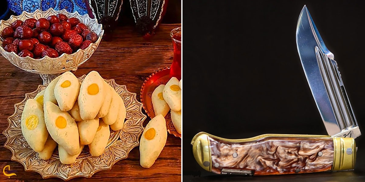 تصویری از دو سوغاتی زنجان