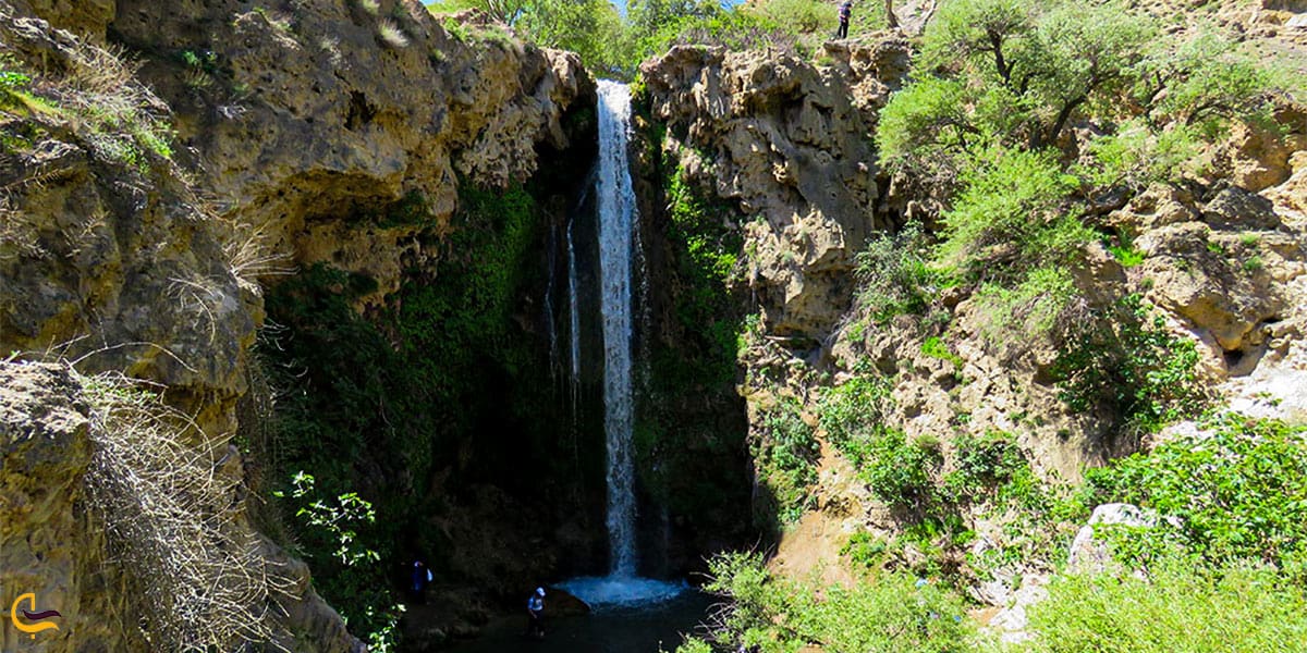 تصویری از آبشار آبگرم مشهد