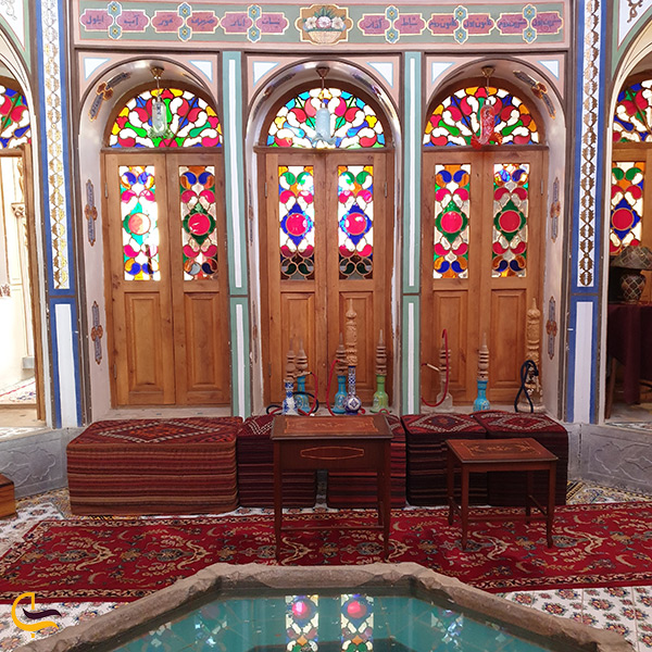 اتاق تابستان نشین خانه ملاباشی در اصفهان