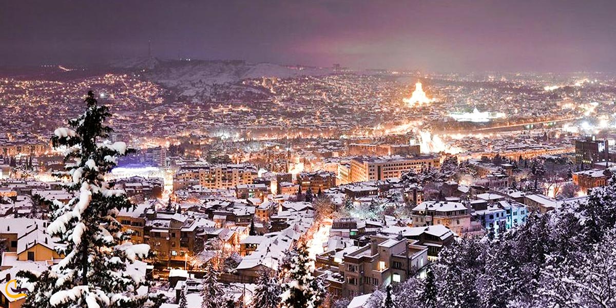 نمایی از شهر تفلیس