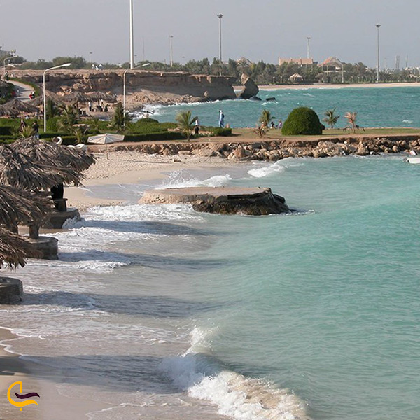 ساحل زیبای نخل تقی در عسلویه