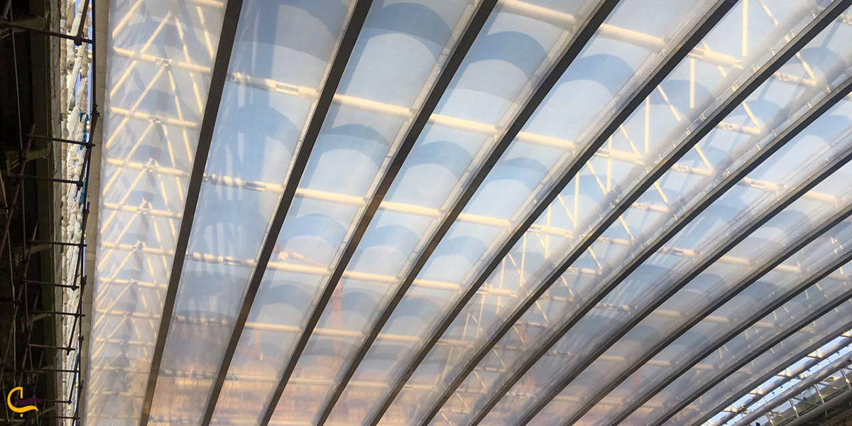 سقف شفاف باغ ایرانی ایران مال