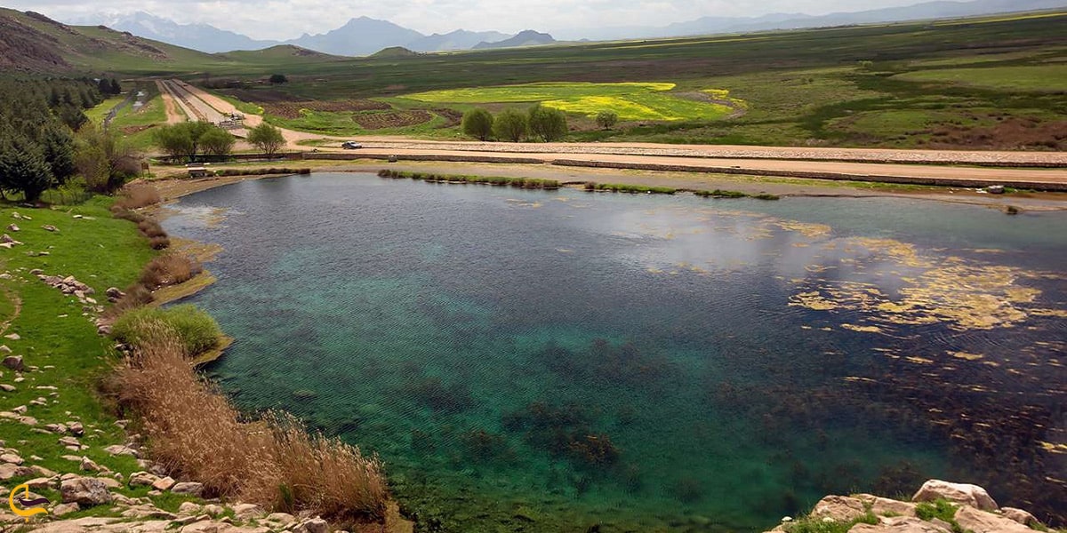 تصویر بسیار زیبا از تالاب هشیلان کرمانشاه 