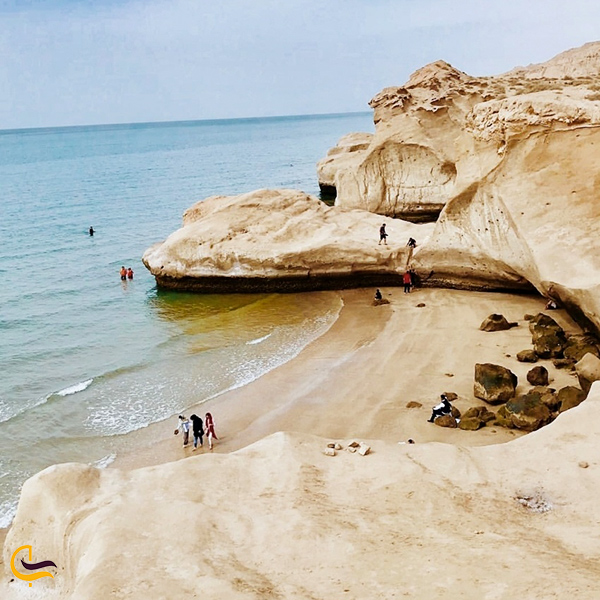 نمایی از ساحل بنود بوشهر