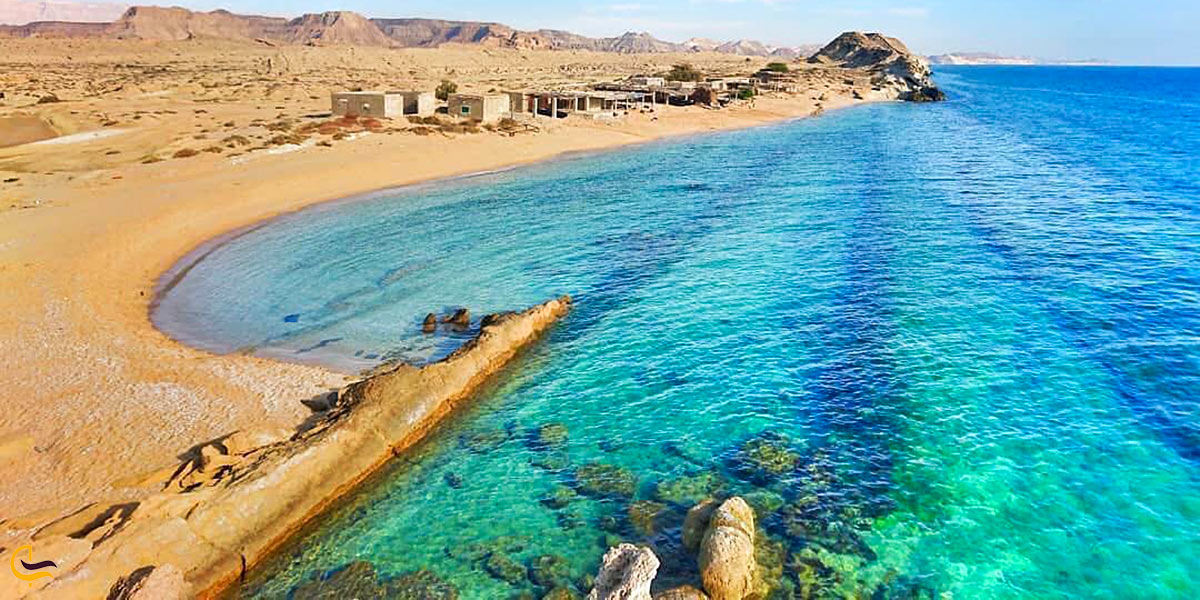 نمایی از ساحل بنود بوشهر