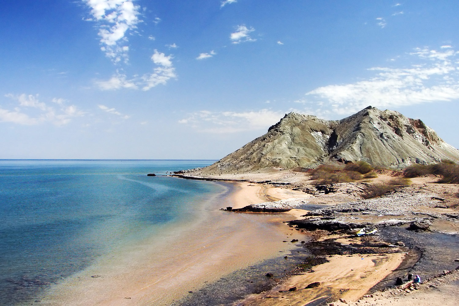 نمایی از ساحل بنود بوشهر