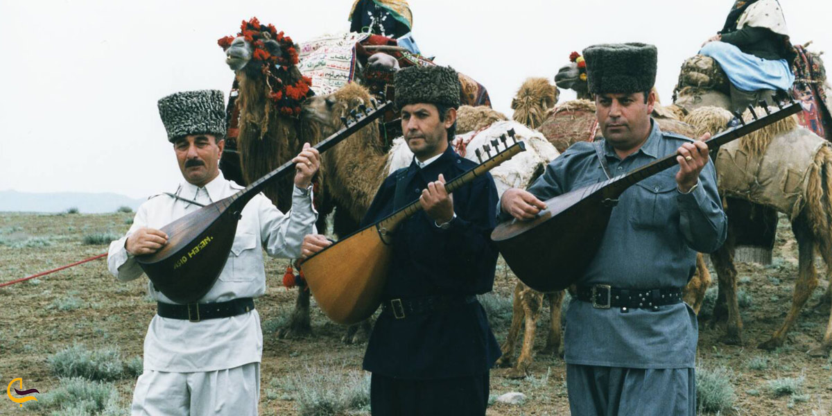 تصویری از لباس محلی مردانه اردبیل