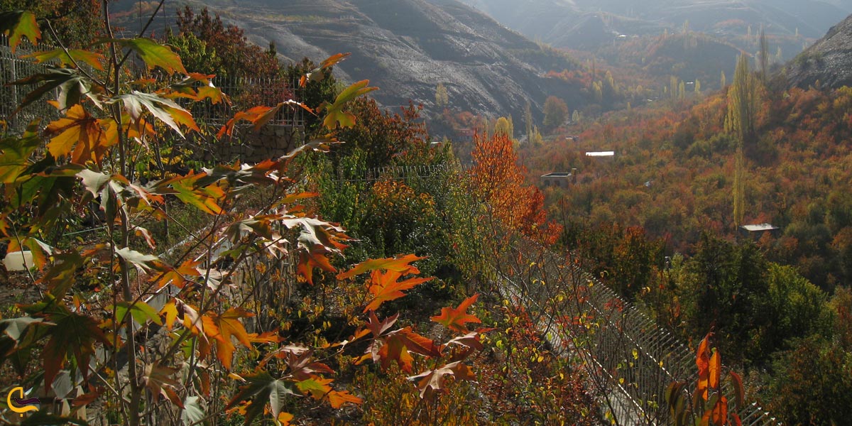 تصویری از طبیعت پاییزی روستای زشک