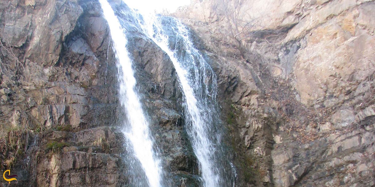 تصویر زیبا از آبشار ایل چوپان قزوین