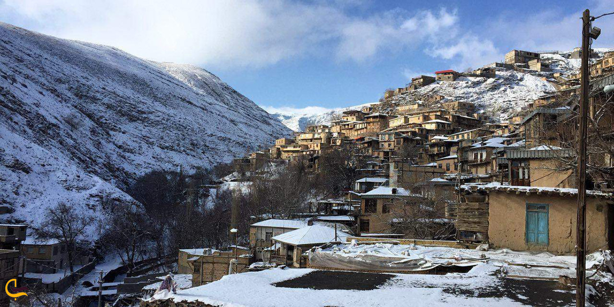تصویر زیبا از فصل زمستان طرقبه