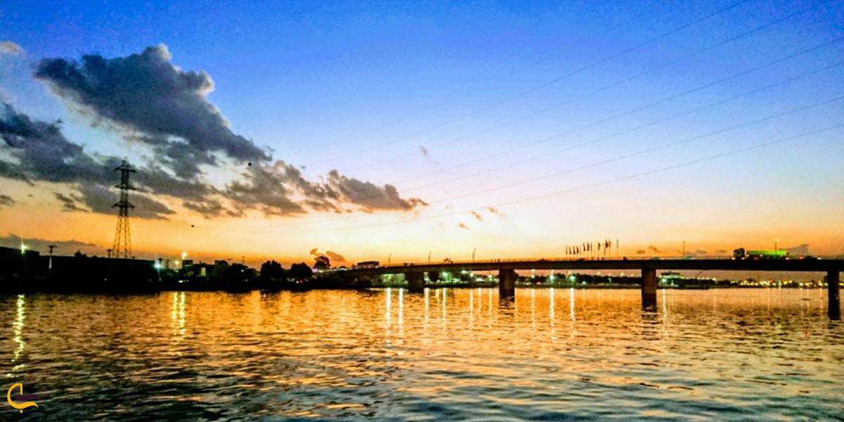 تصویری از کانال عضدی خرمشهر