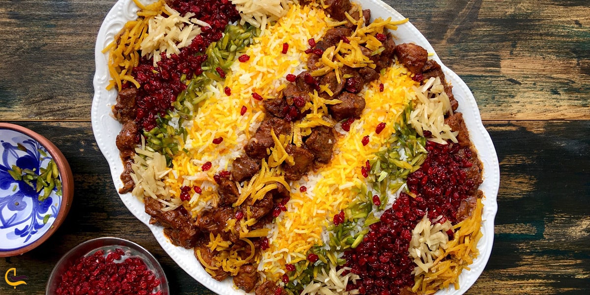 قیمه نثار غذای خوشمزه قزوینی