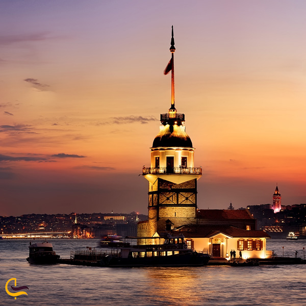 تصویری از برج دختر استانبول