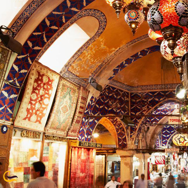 تصویری از مغازه صنایع دستی بازار بزرگ استانبول