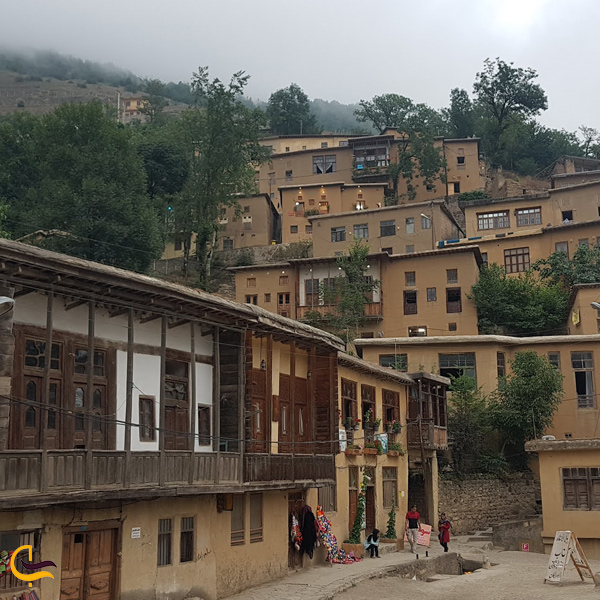تصویری از داخل روستای ماسال مازندران
