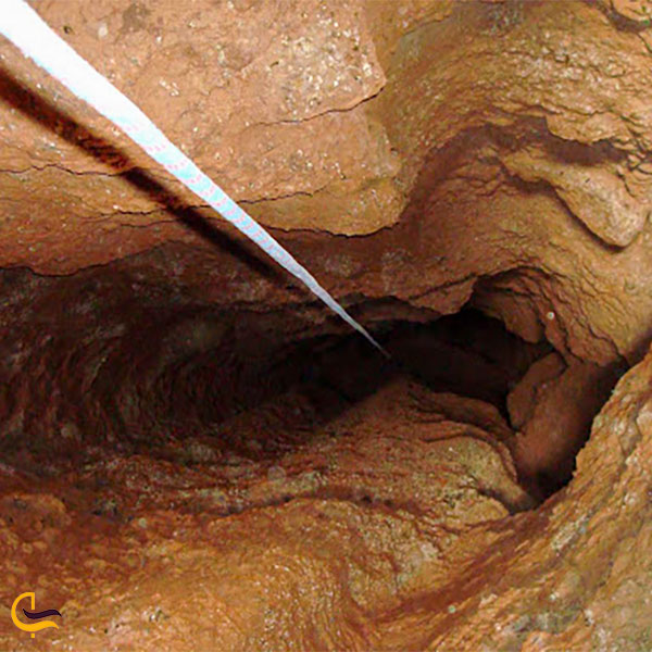 نمای داخلی غار چاه دریا