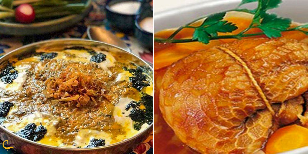 نمایی از غذاهای محلی خرم آباد