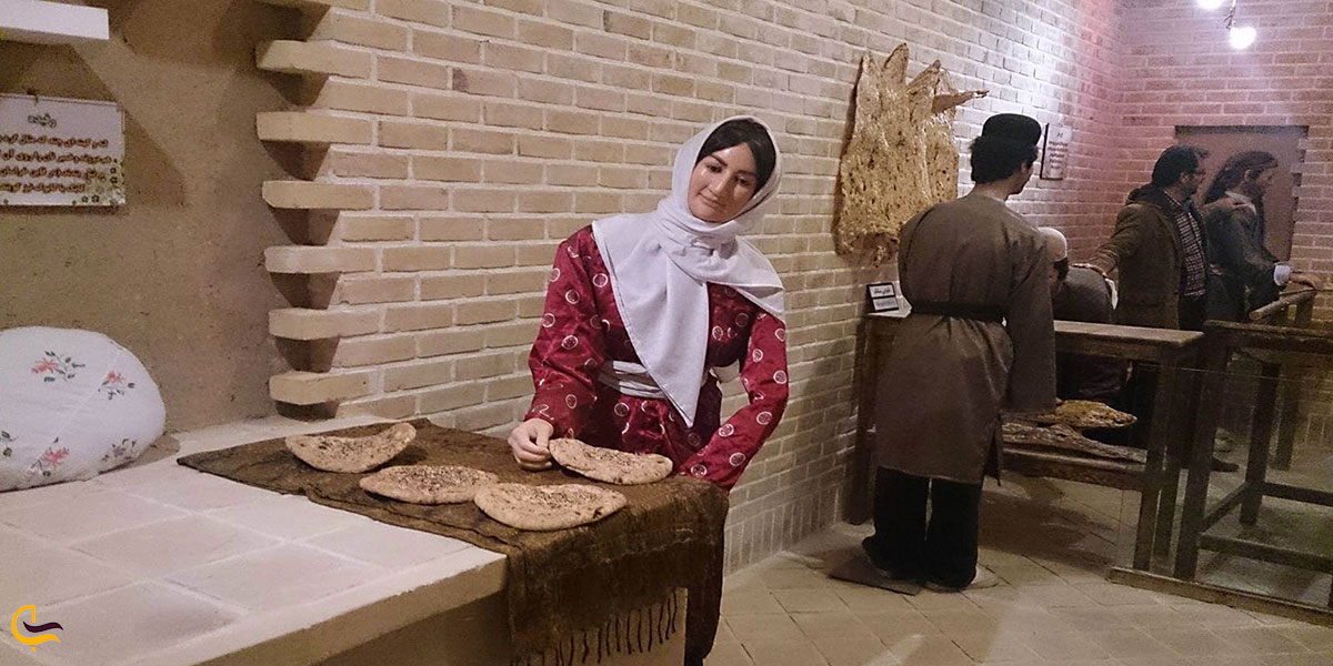 نمایی از موزه نان مشهد