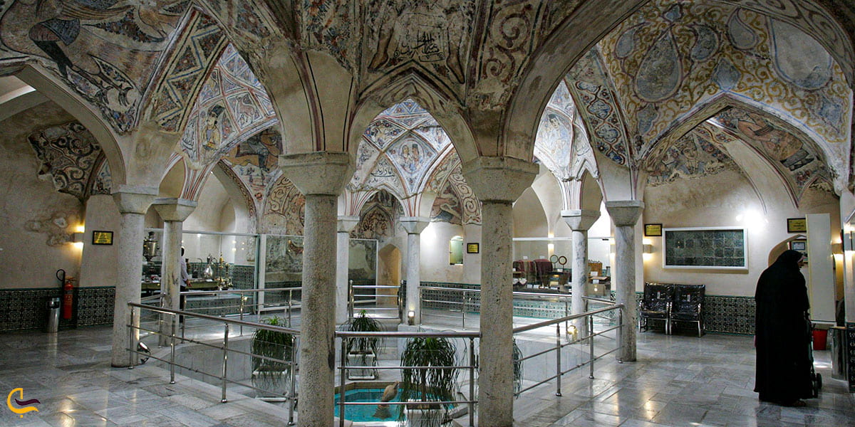 نمایی از حمام مهدی قلی بیگ