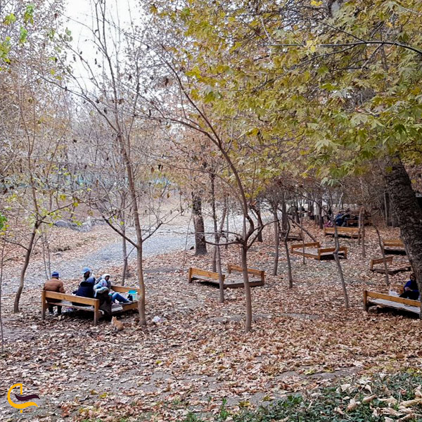 تصویری از الاچیق های طبیعت پارک وکیل آباد مشهد