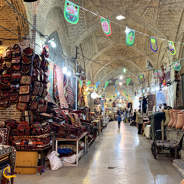 راسته بازار نو در بازار وکیل شیراز