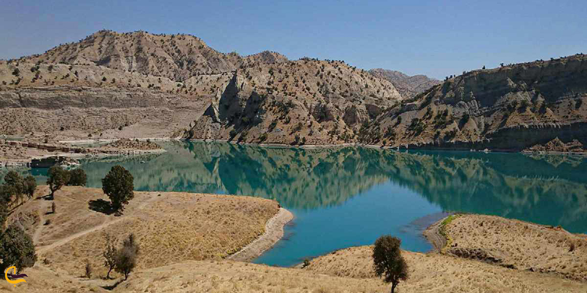 تصویر دریاچه سد ایلام