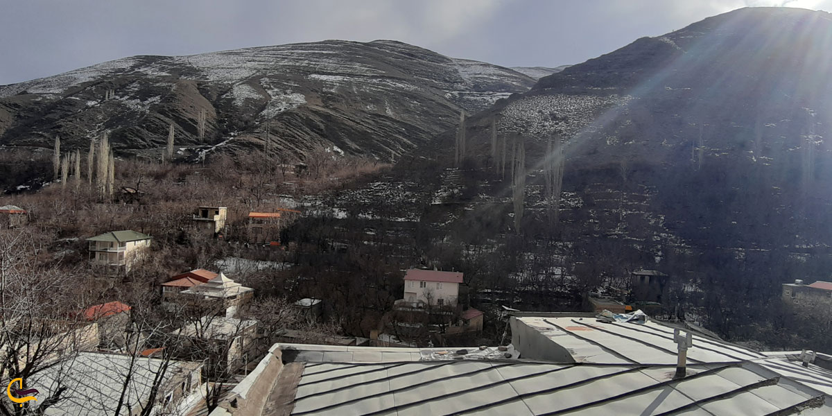 تصویری از خانه های روستایی زشک