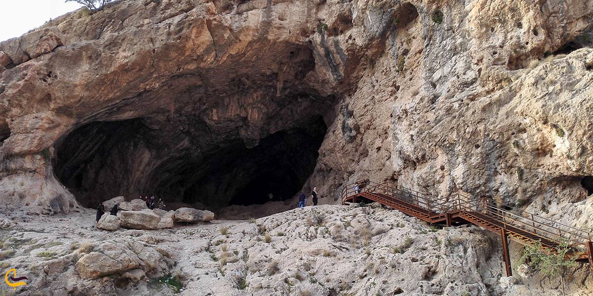 نمای ورودی از تنگ تیکاب