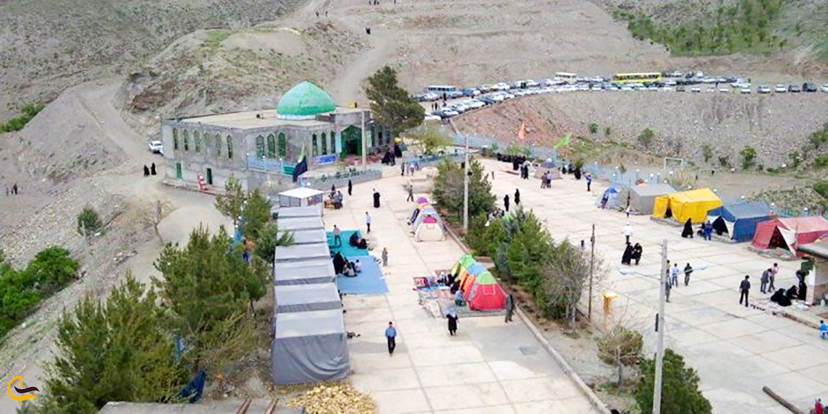 تصویری از اقمتگاه روستای دهسرخ مشهد