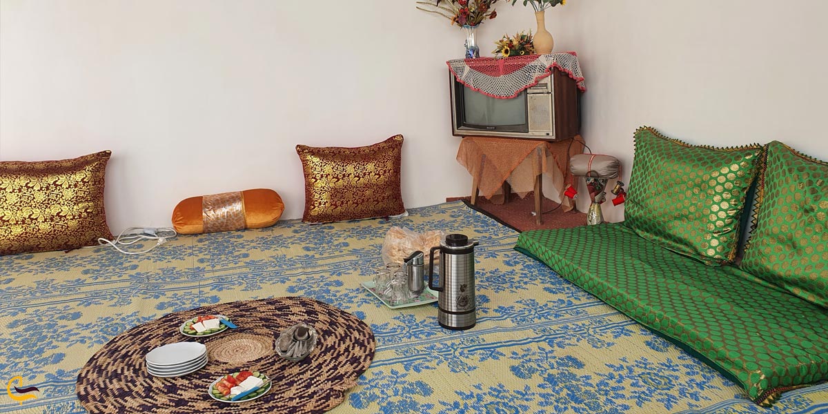 تصویری از داخل اتاق های اقامتگاه بوم گردی تکو بندر خمیر