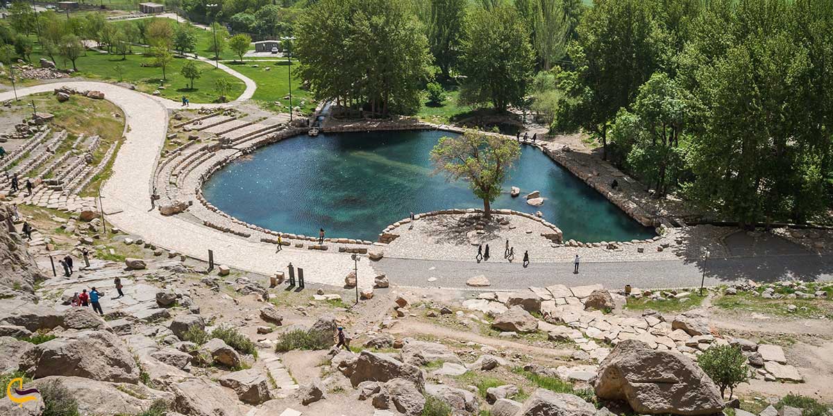 نمایی از جاده شاهی بیستون کرمانشاه