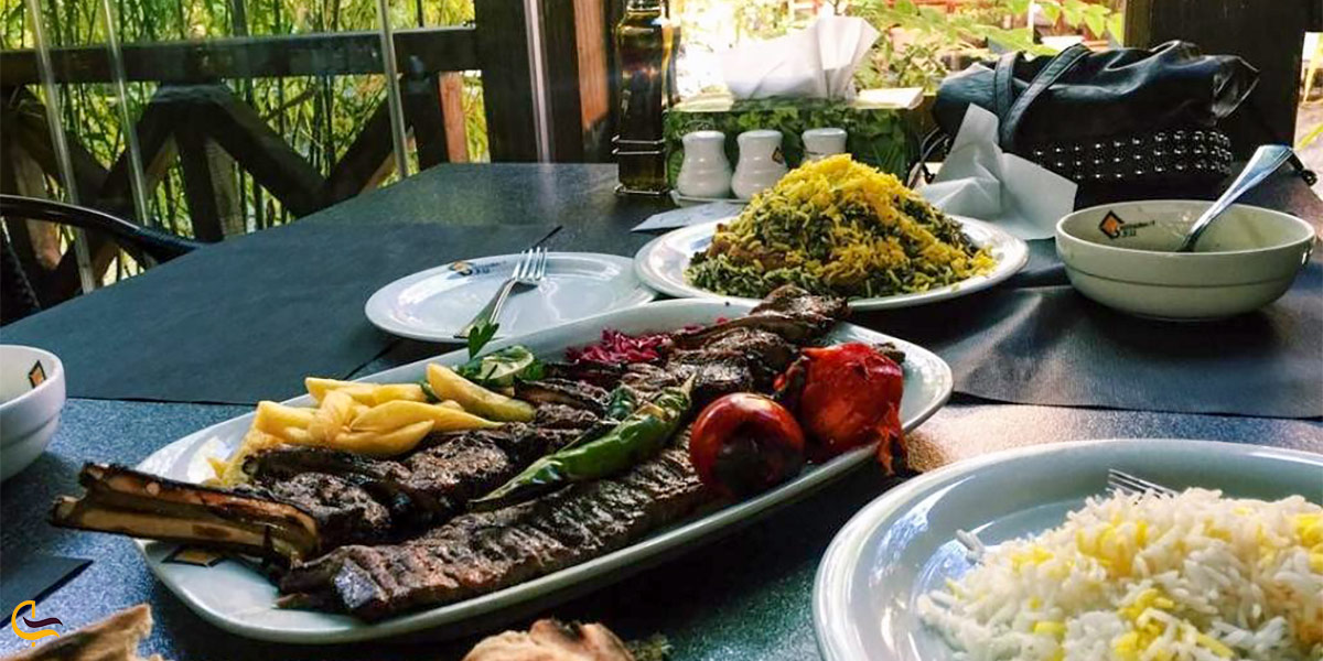 نمایی از غذاهای رستوران اس پی یو