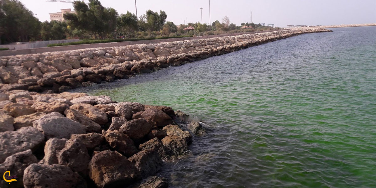 نمایی از ساحل میرمهنا