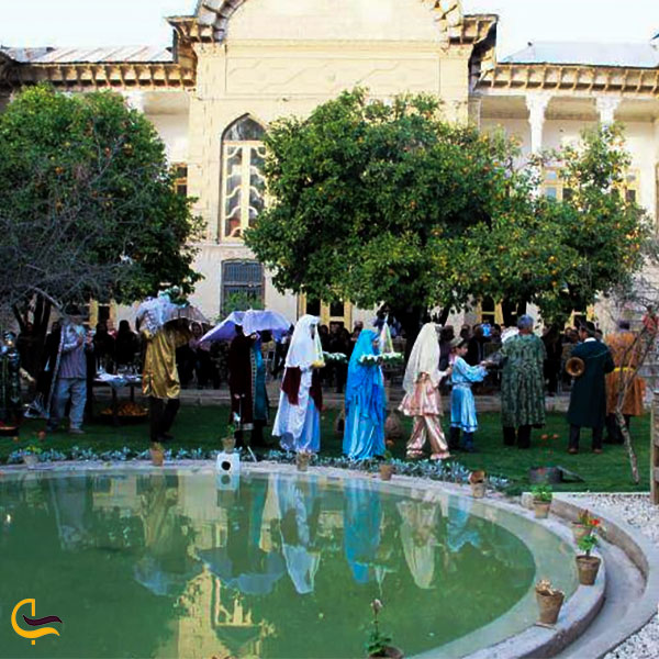 نمایی از عروسی درخت نارنج شیراز